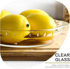 Glass Pie Plates with Handles – 4-Pack Set (7", 8", 9", 10")