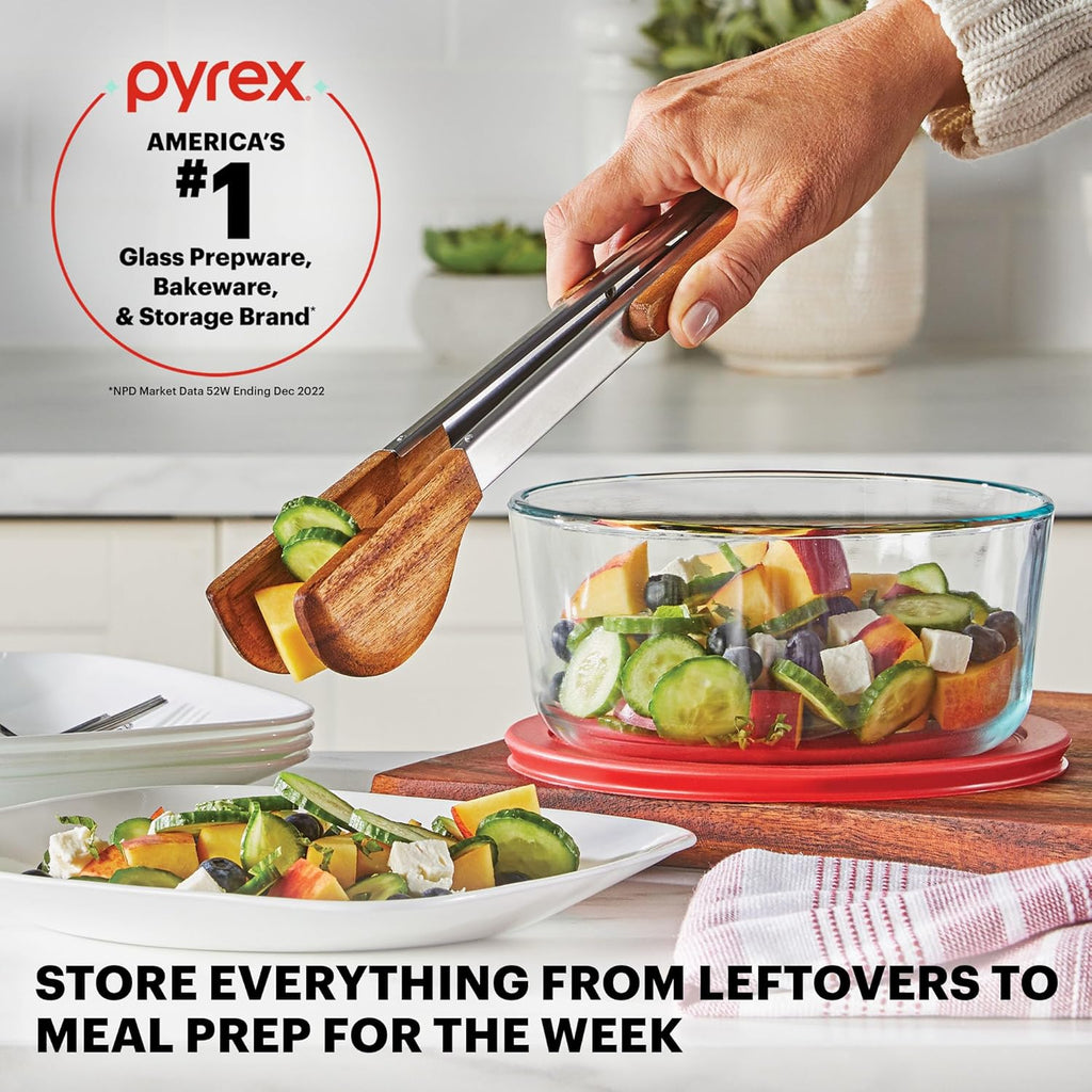 9-Pack Mixed Size Glass Food Storage Set with Lids