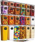 24-Piece Airtight Food Storage Containers with Lids – Pantry Organization Set