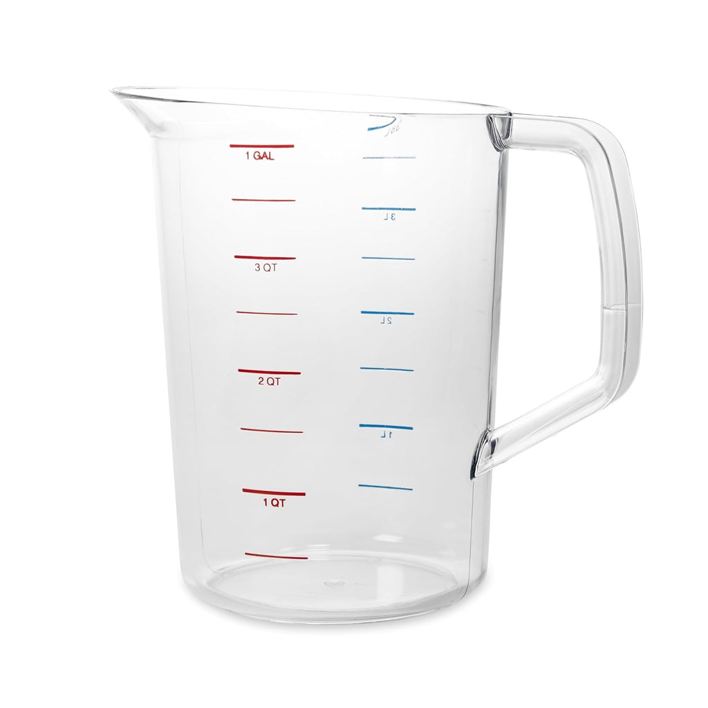 Large Clear Measuring Cup 16-Cup / 4-Quart – Easy Read for Home & Professional Kitchen