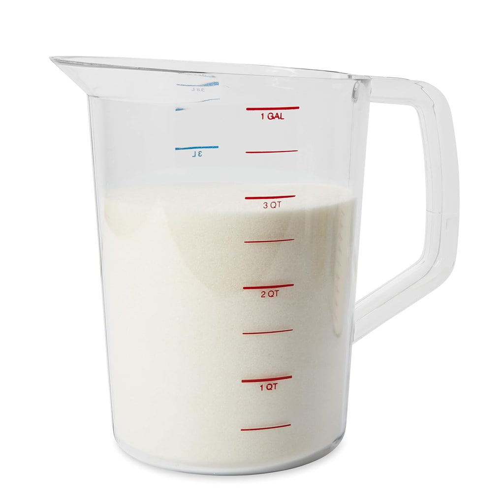 Large Clear Measuring Cup 16-Cup / 4-Quart – Easy Read for Home & Professional Kitchen